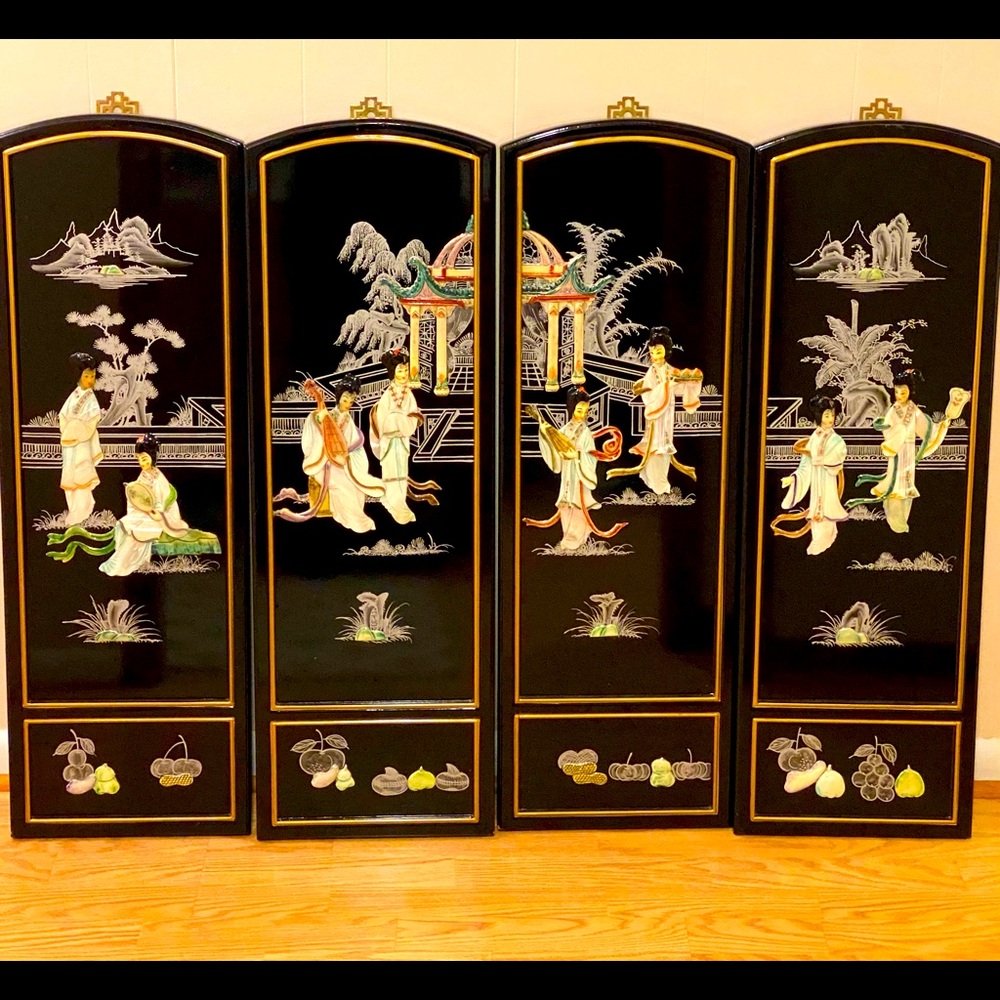 EIGHT LADIES DANCING WALL PLAQUES